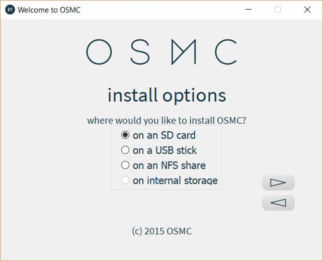 how to use osmc